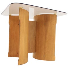 Design Scandinavian Bentwood Veneer Table, 1970s
