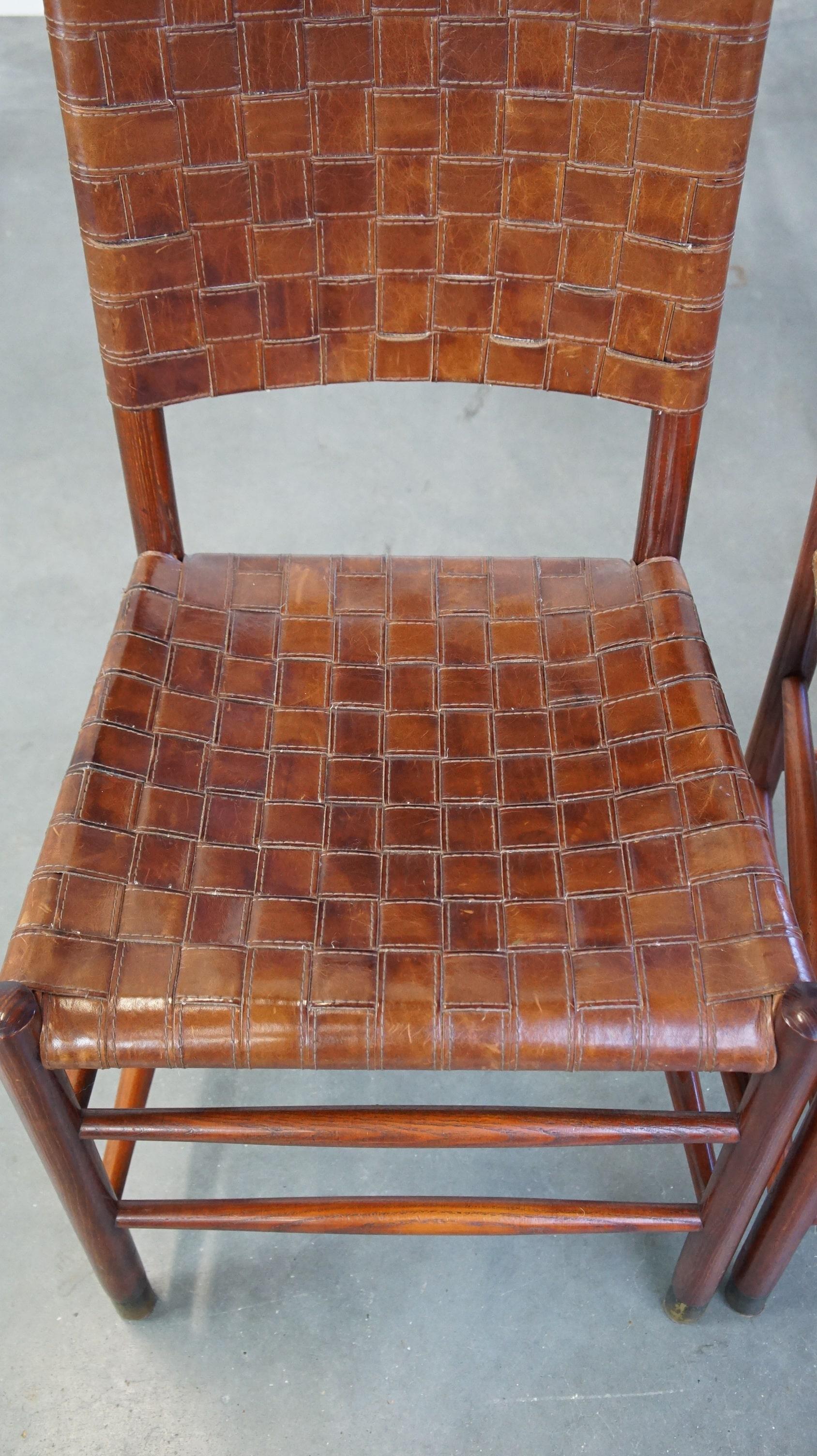 Design set of 6 dining chairs and matching extendable dining table by Schuitema For Sale 1