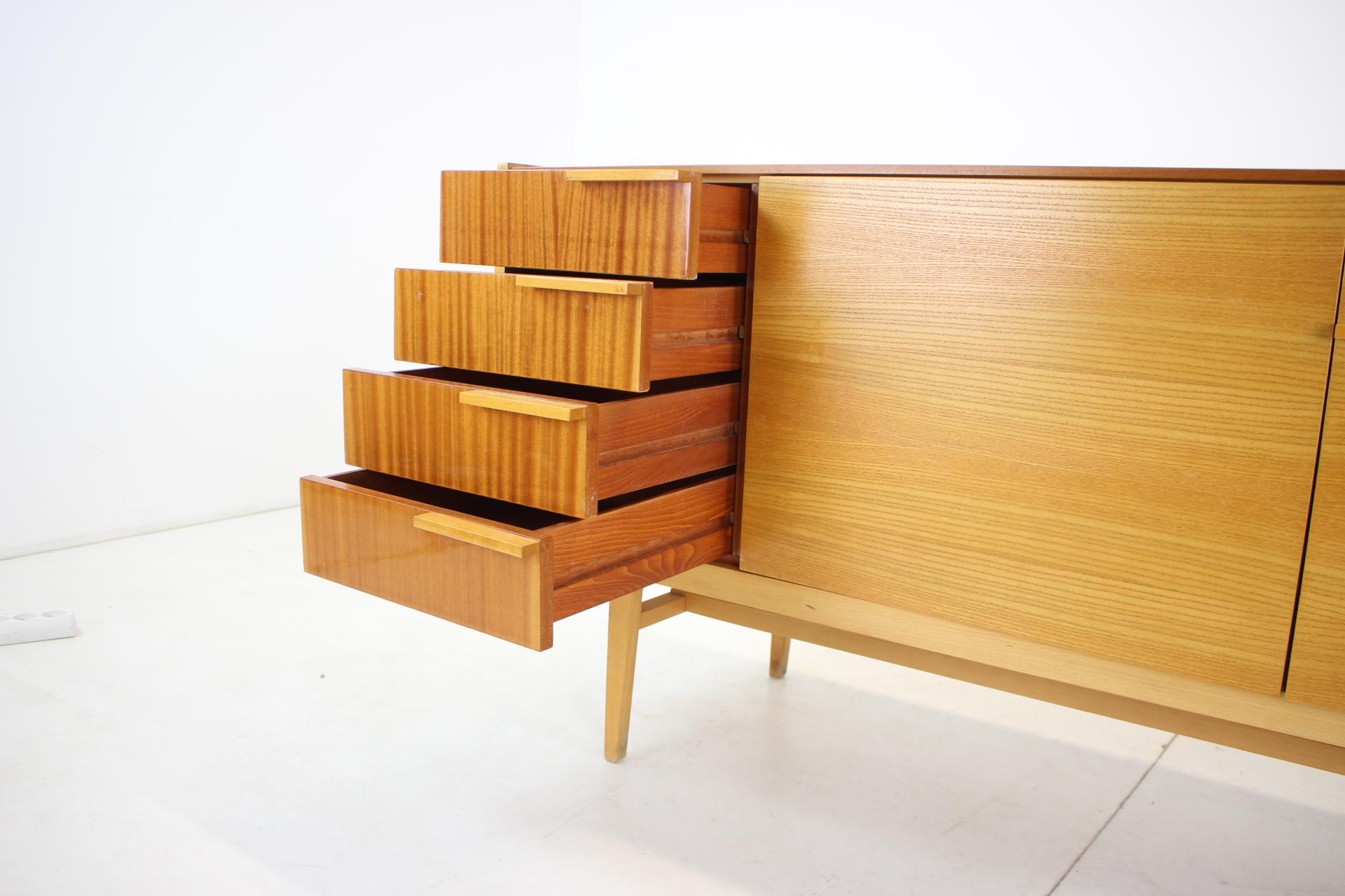 Mid-20th Century Design Sideboard by František Mezulánik, 1960s Czechoslovakia