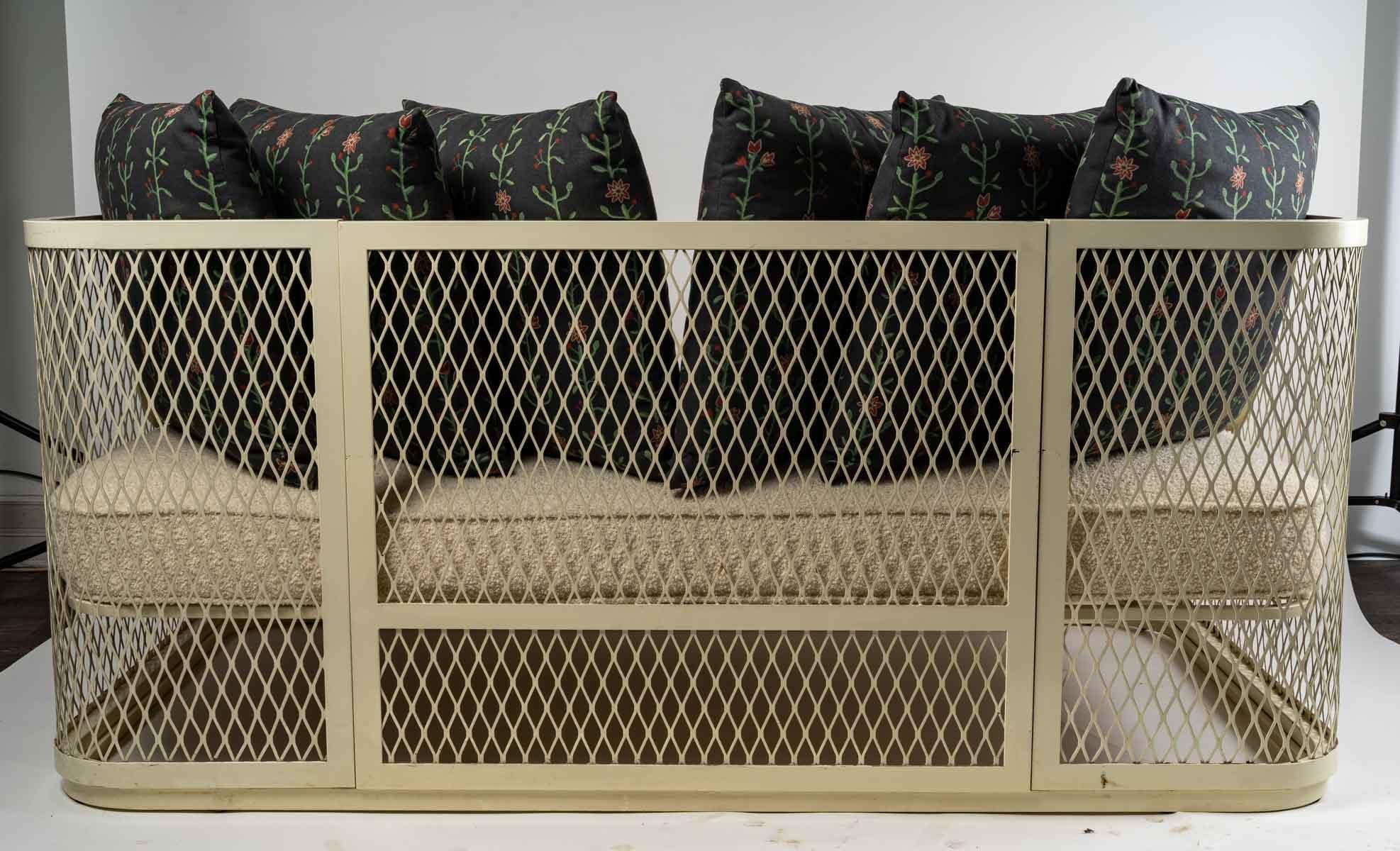 Sofa im Design, 1980 (Metall) im Angebot