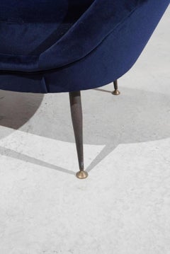 Divano di design Italia anni '50 Vintage Modern