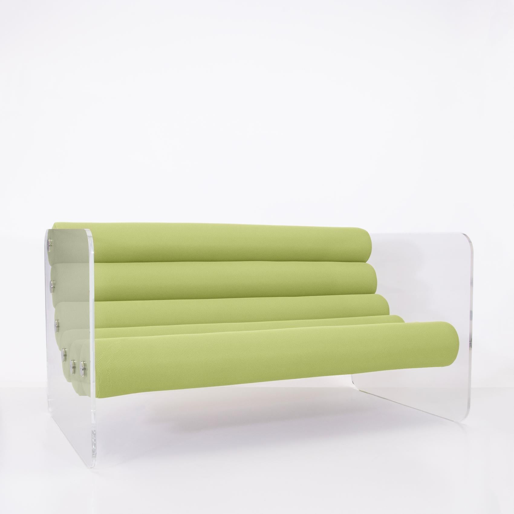 Contemporary Design sofa Mw02, made in France, designed by Olivier Santini For Sale