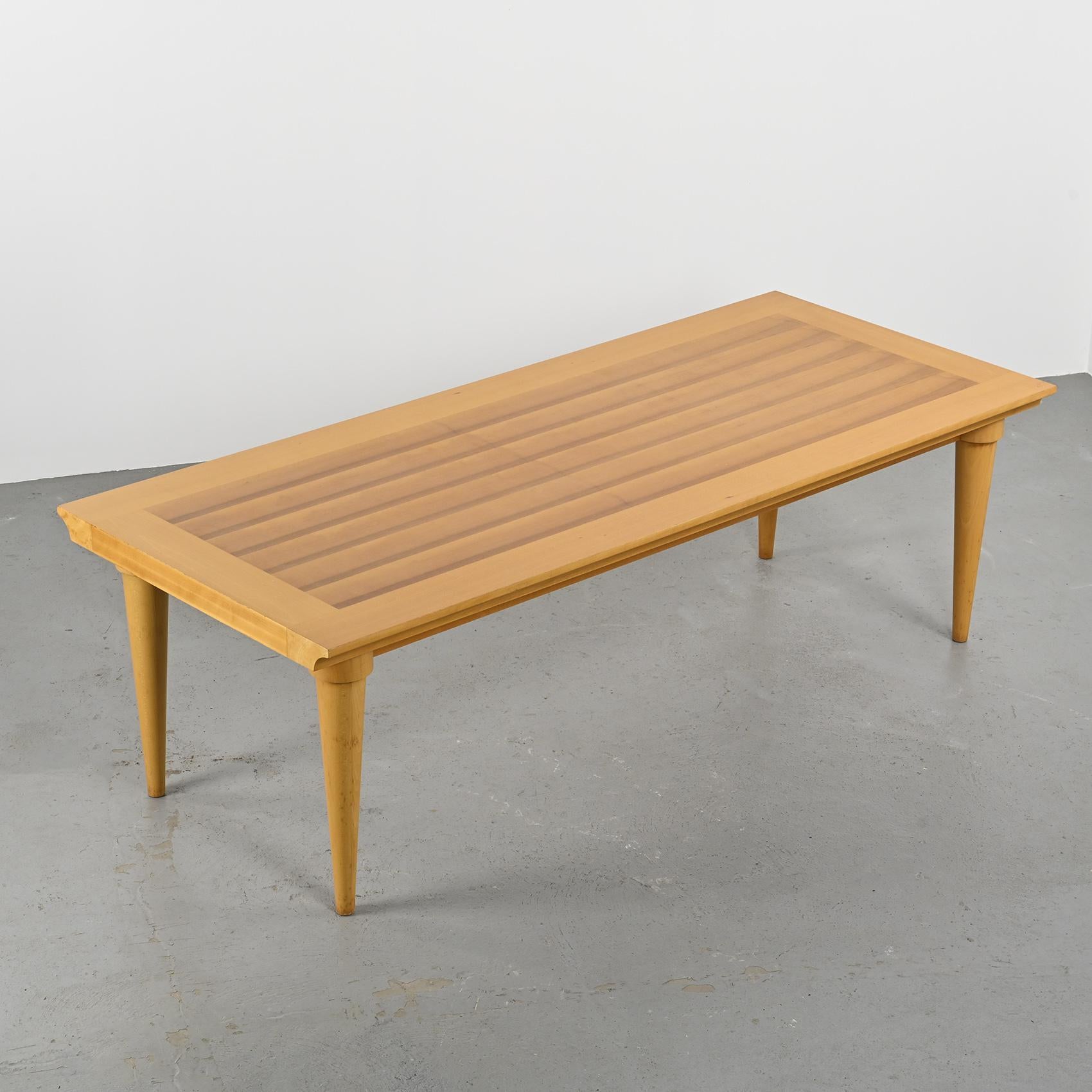 Design Solid Beech Dining Table, Driade circa 1980 For Sale 4