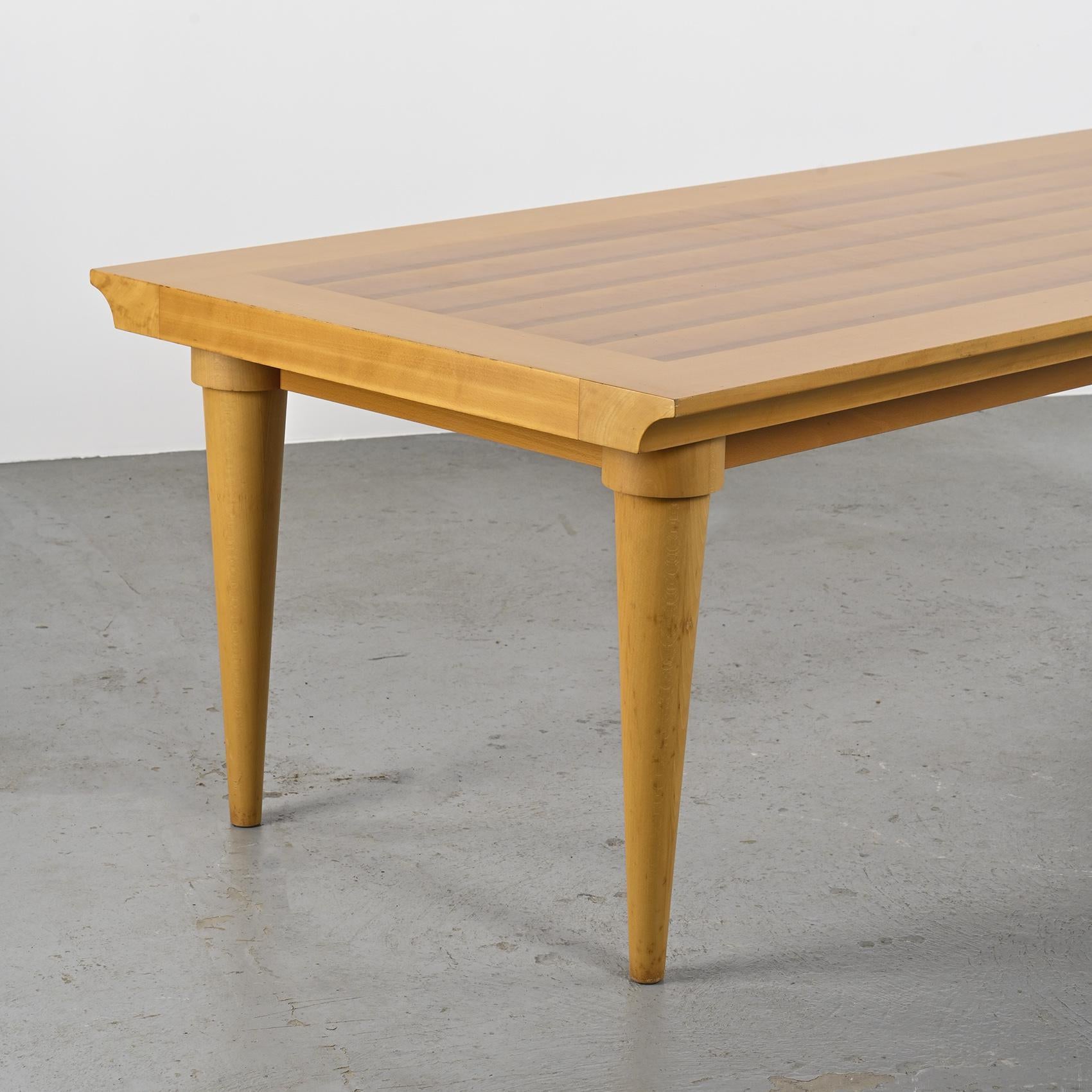 Design Solid Beech Dining Table, Driade circa 1980 For Sale 5