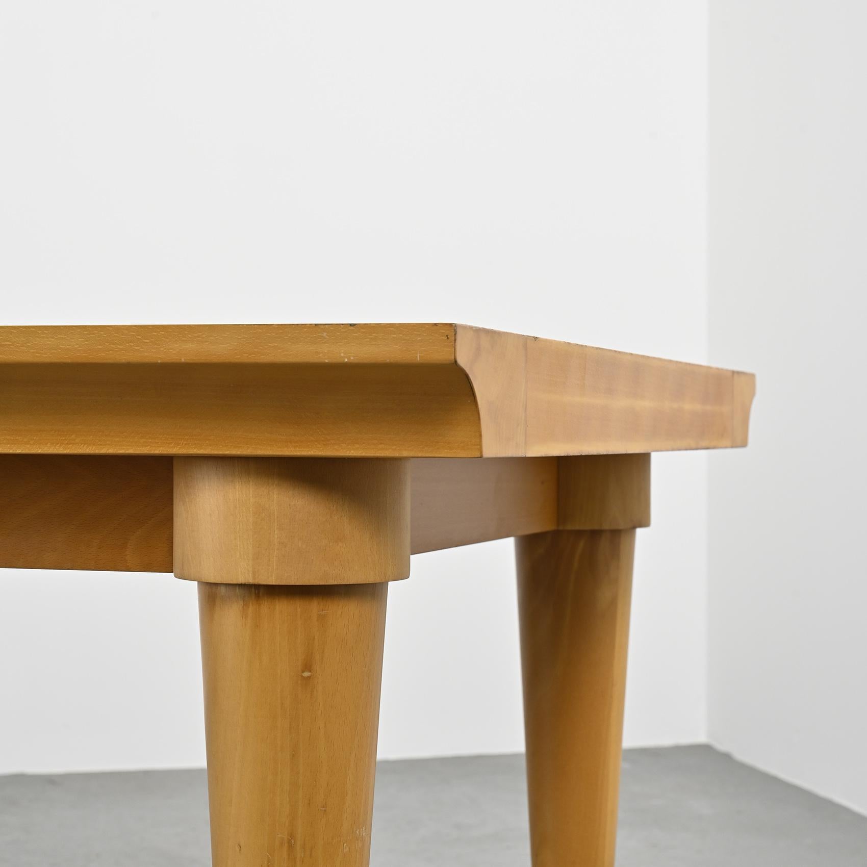 20th Century Design Solid Beech Dining Table, Driade circa 1980 For Sale