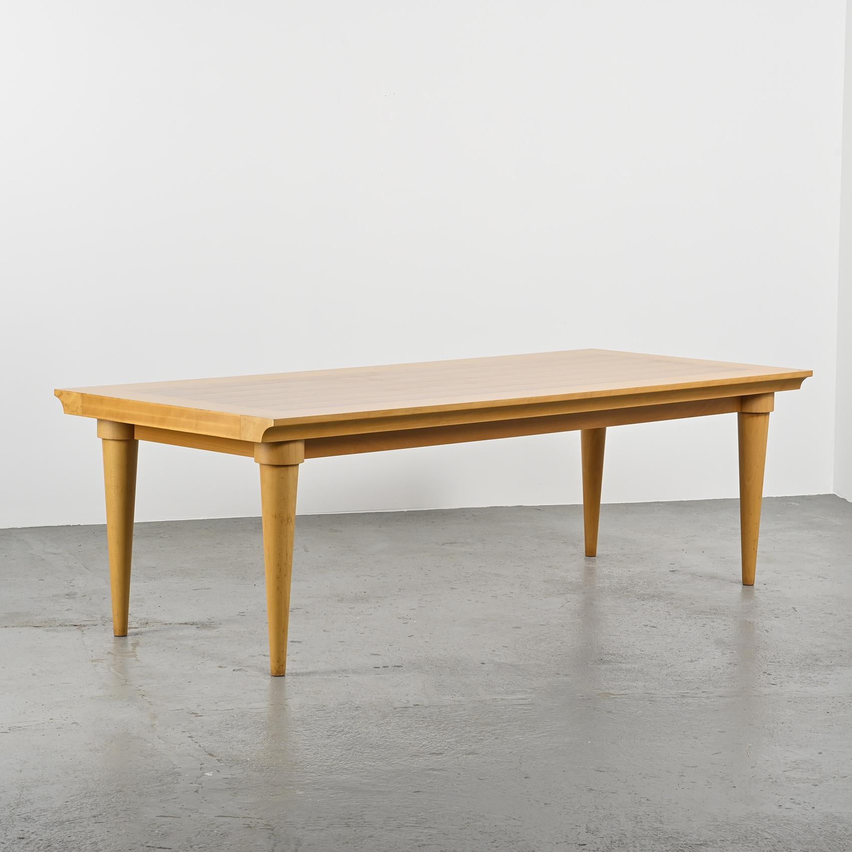 Design Solid Beech Dining Table, Driade circa 1980 For Sale 3