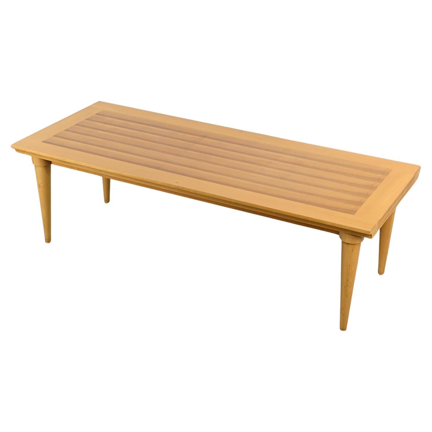 Design Solid Beech Dining Table, Driade circa 1980 For Sale