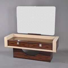 Design Style Dressing Table in Macassar Ebony Veneer