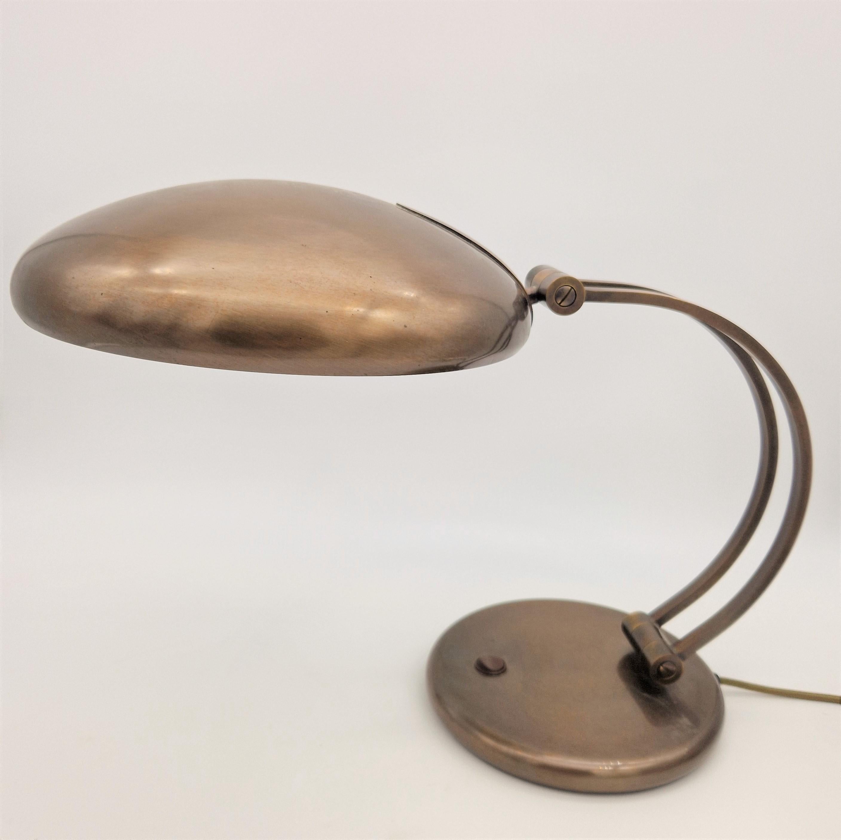 Mid-Century Modern Design table lamp by Egon Hillebrand. Germany 1970 - 1975 For Sale