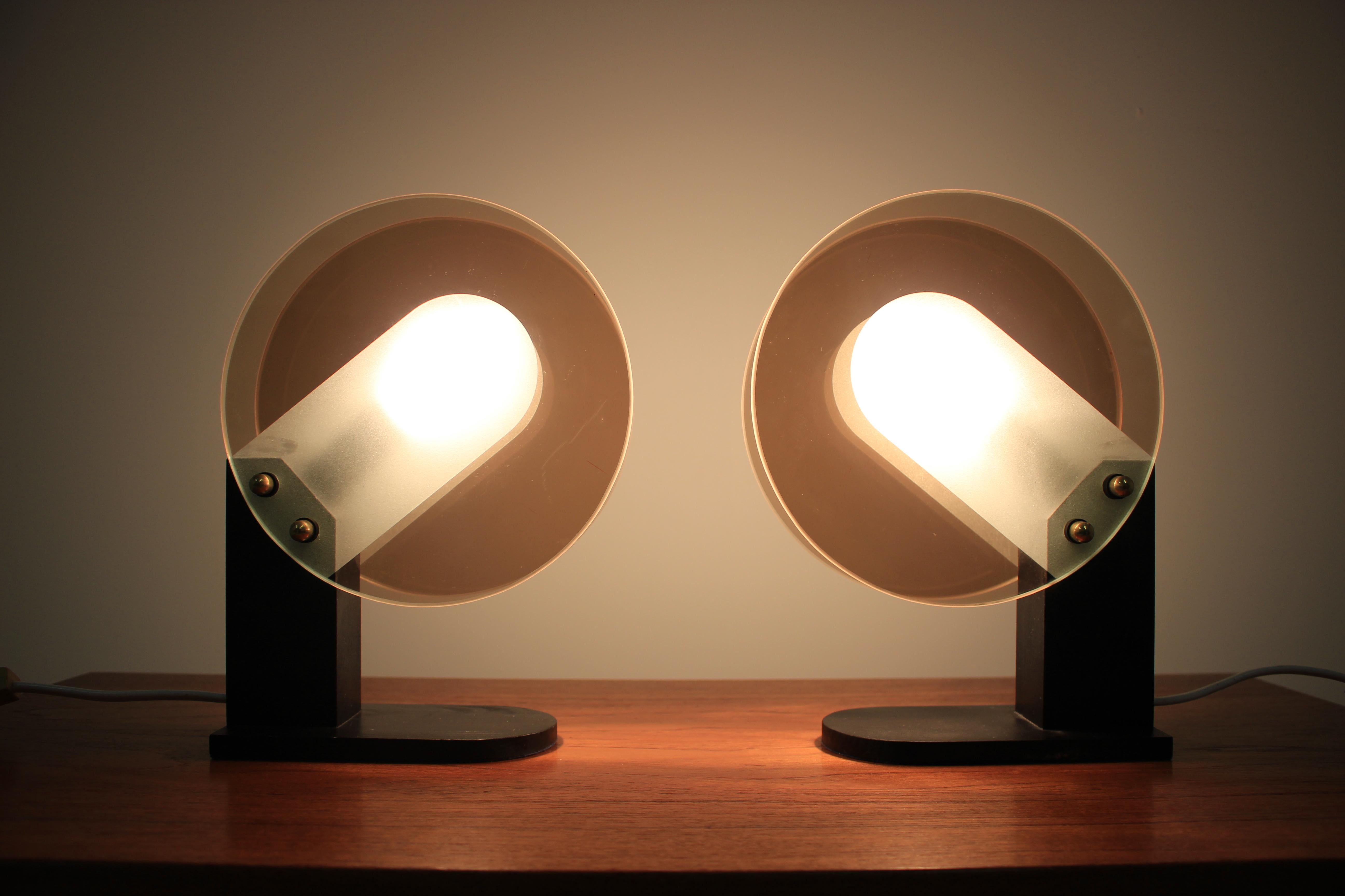 Czech Design Table Lamps, 1980s