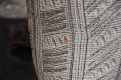 Design Technics Large Ceramic Incised Lamp Mid Century