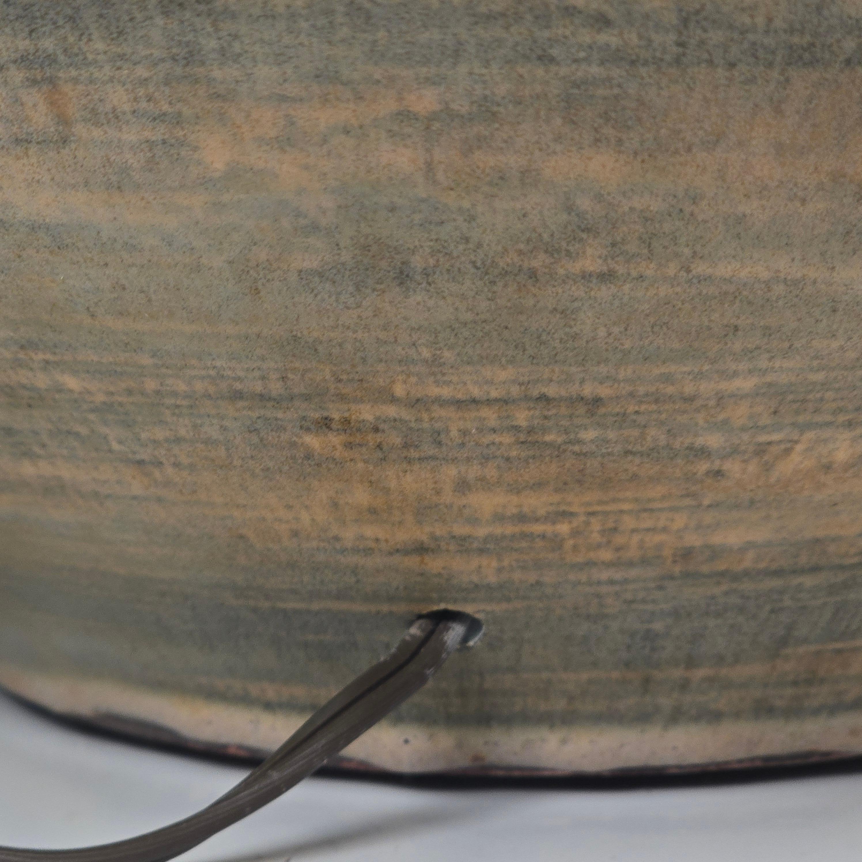 Custom Design Technics Planetary-Glazed Ceramic Table Lamp, Mid-1950s For Sale 2