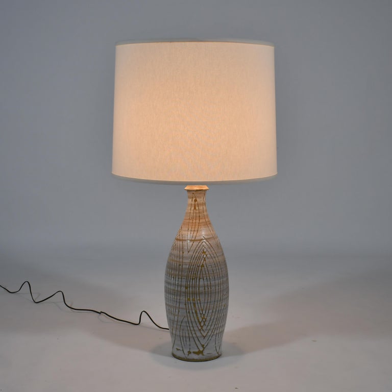 Design Technics Style Ceramic Lamp For Sale at 1stDibs