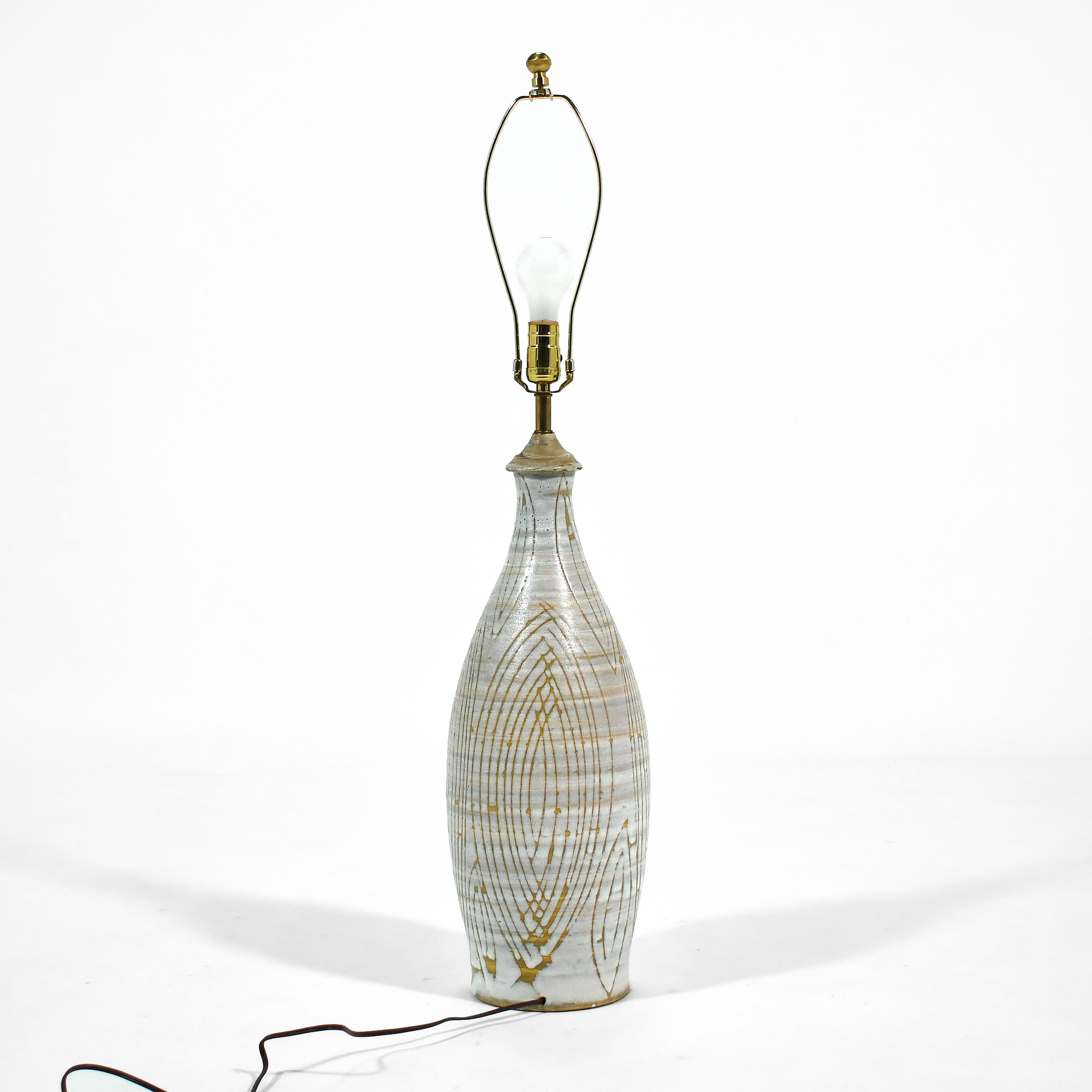 Design Technics Style Ceramic Lamp For Sale 1