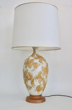 Lampada in gres inciso floreale Design Technics Style