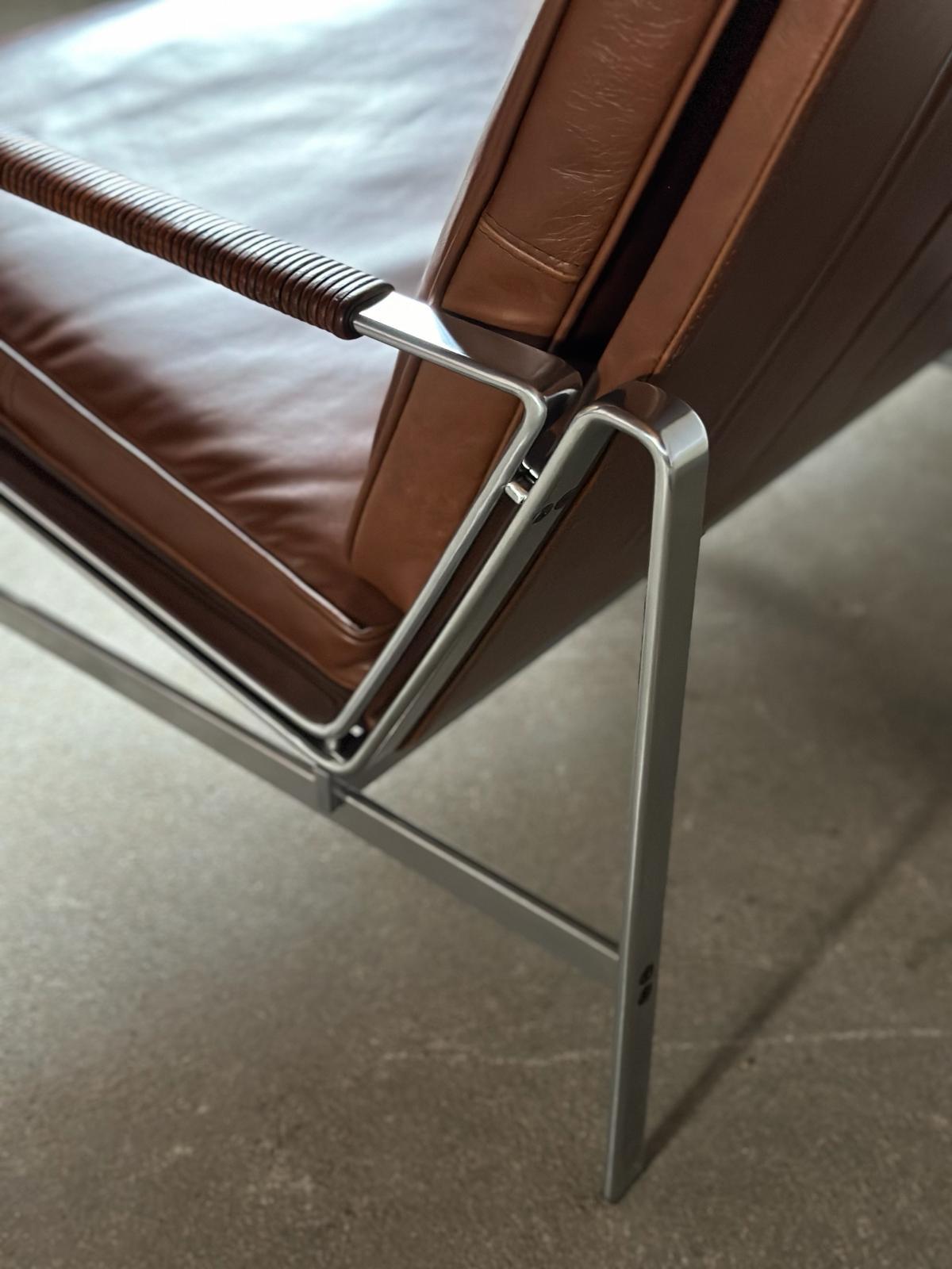 Zweisitzer-Sofa aus Leder im Design von Fabricius & Kastholm für Kill International im Angebot 2