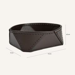Modern Leather Valet Tray QULUX by Limac Design - Italian Craftsmanship