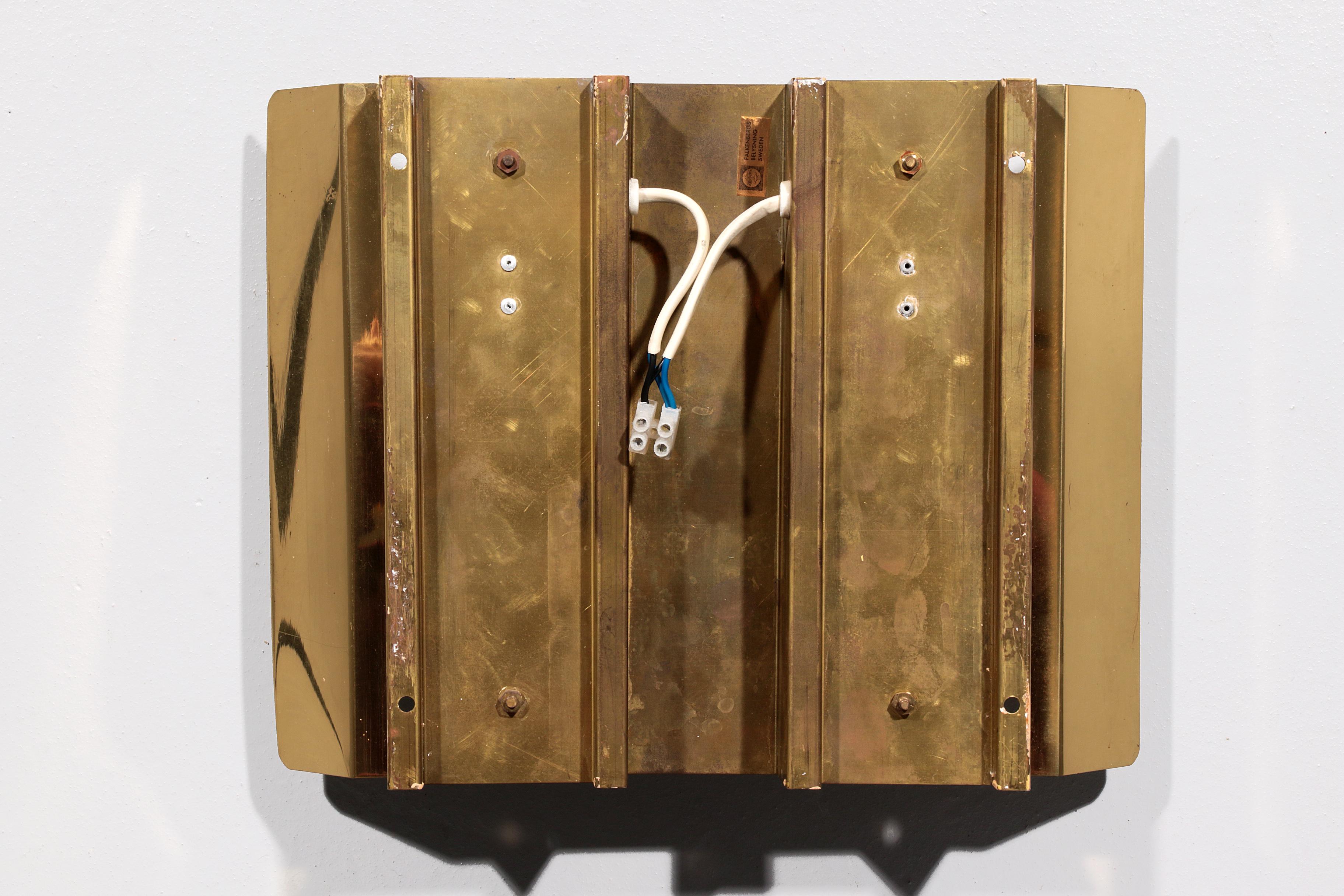Lampes murales Falkenbergs Belysning 1960, Suède en vente 4
