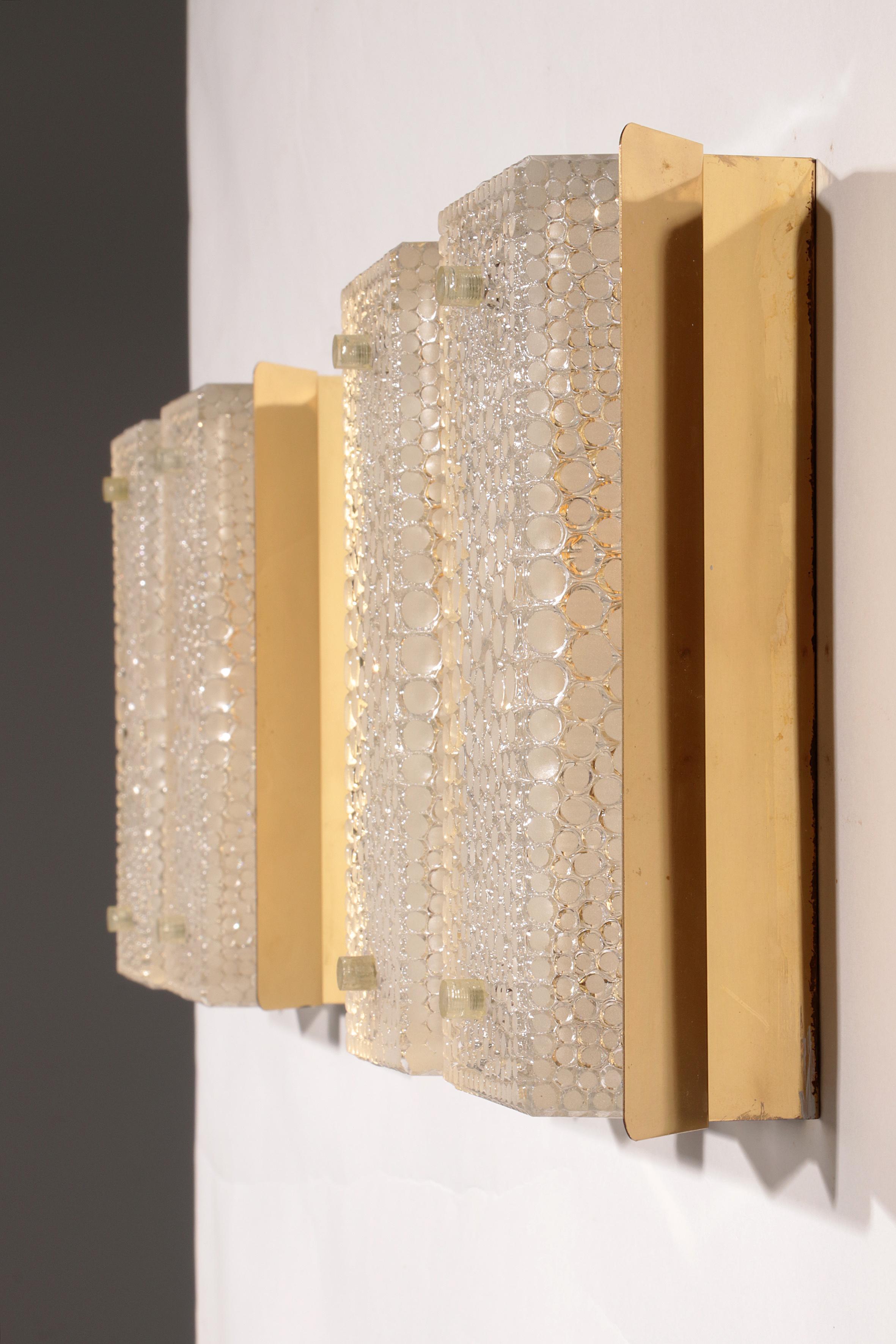 Lampes murales Falkenbergs Belysning 1960, Suède en vente 2