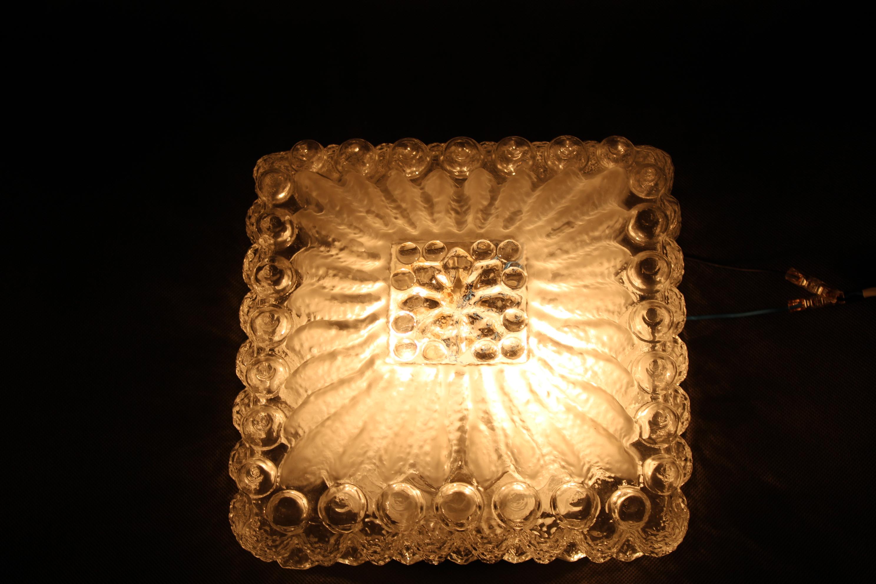 Design Wall or Ceiling Lamp, 1970s, Czechoslovakia For Sale 4