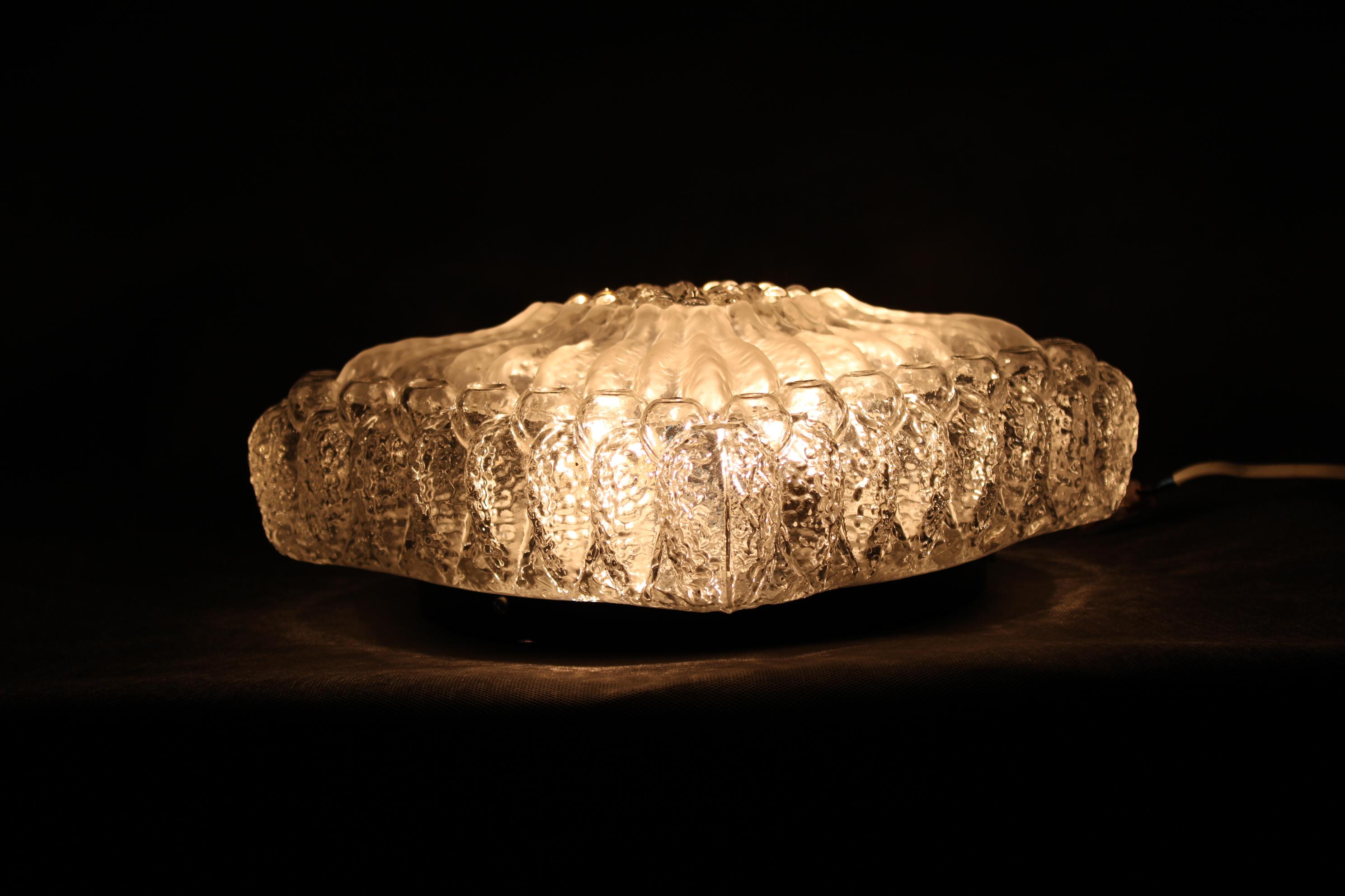 Design Wall or Ceiling Lamp, 1970s, Czechoslovakia For Sale 2
