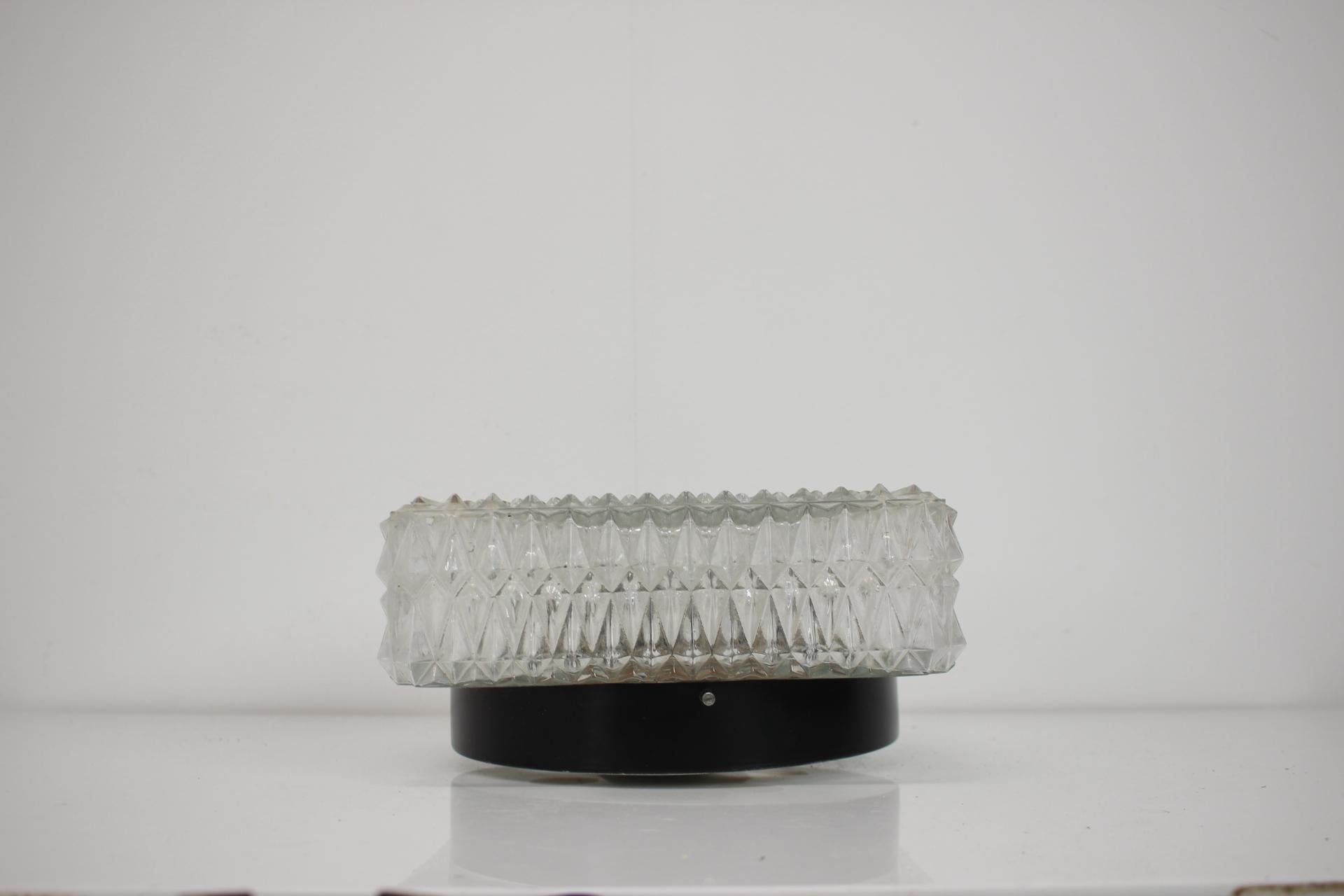 Design Wall or eiling Lamp, 1970s, Czechoslovakia For Sale 1