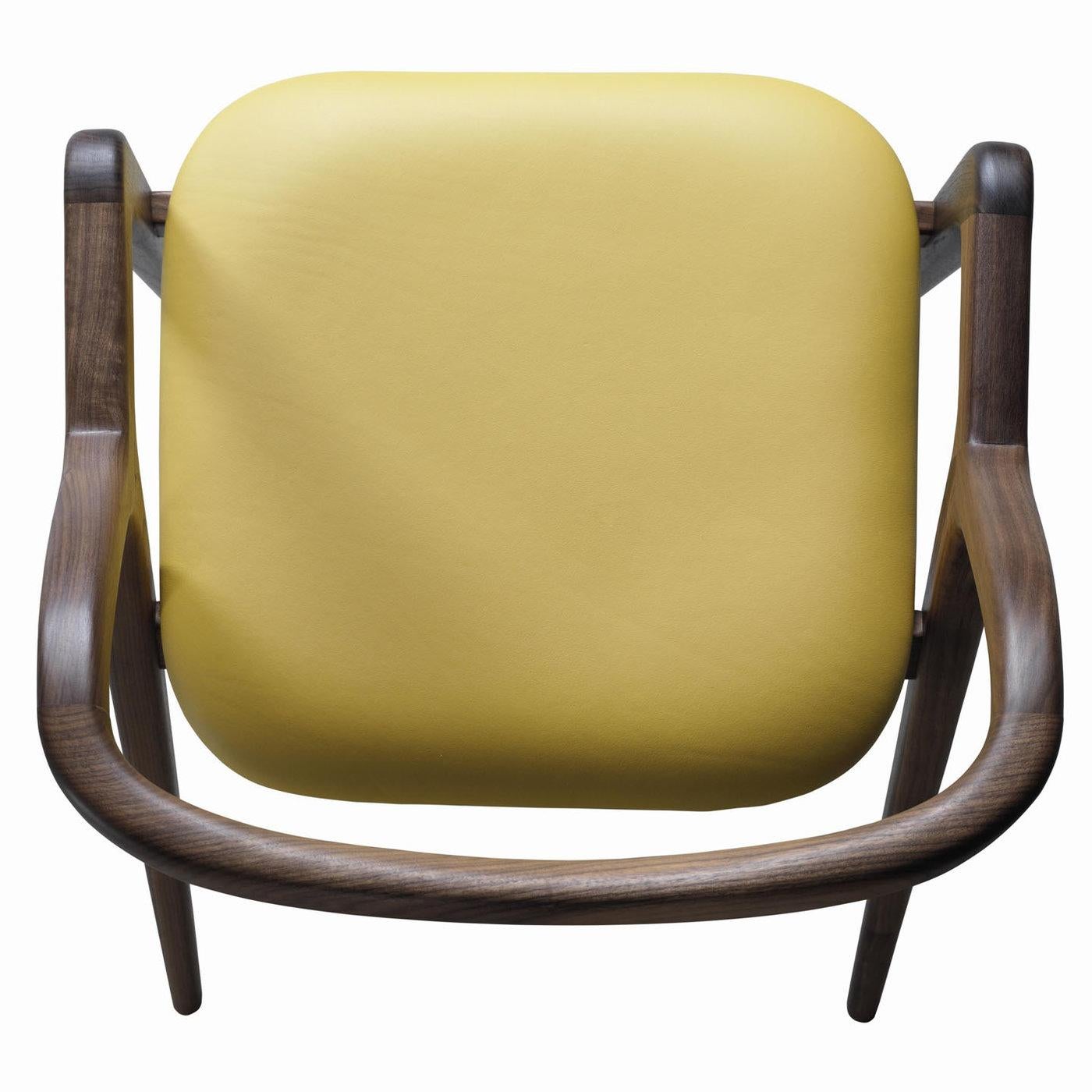Textile Design Walnut Chair