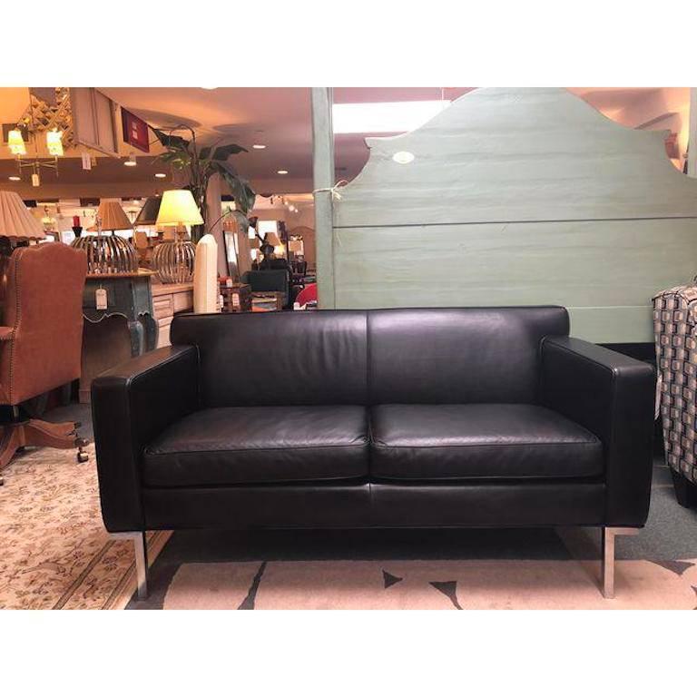 Design Within Reach by American Leather Ted Boerner Theatre Two-Seat Sofa 3