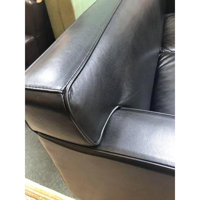 Contemporary Design Within Reach by American Leather Ted Boerner Theatre Two-Seat Sofa