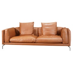 Design Within Reach Como Leather Sofa by Soressi