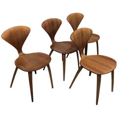 Design Within Reach Set of Four Norman Cherner Side Chairs