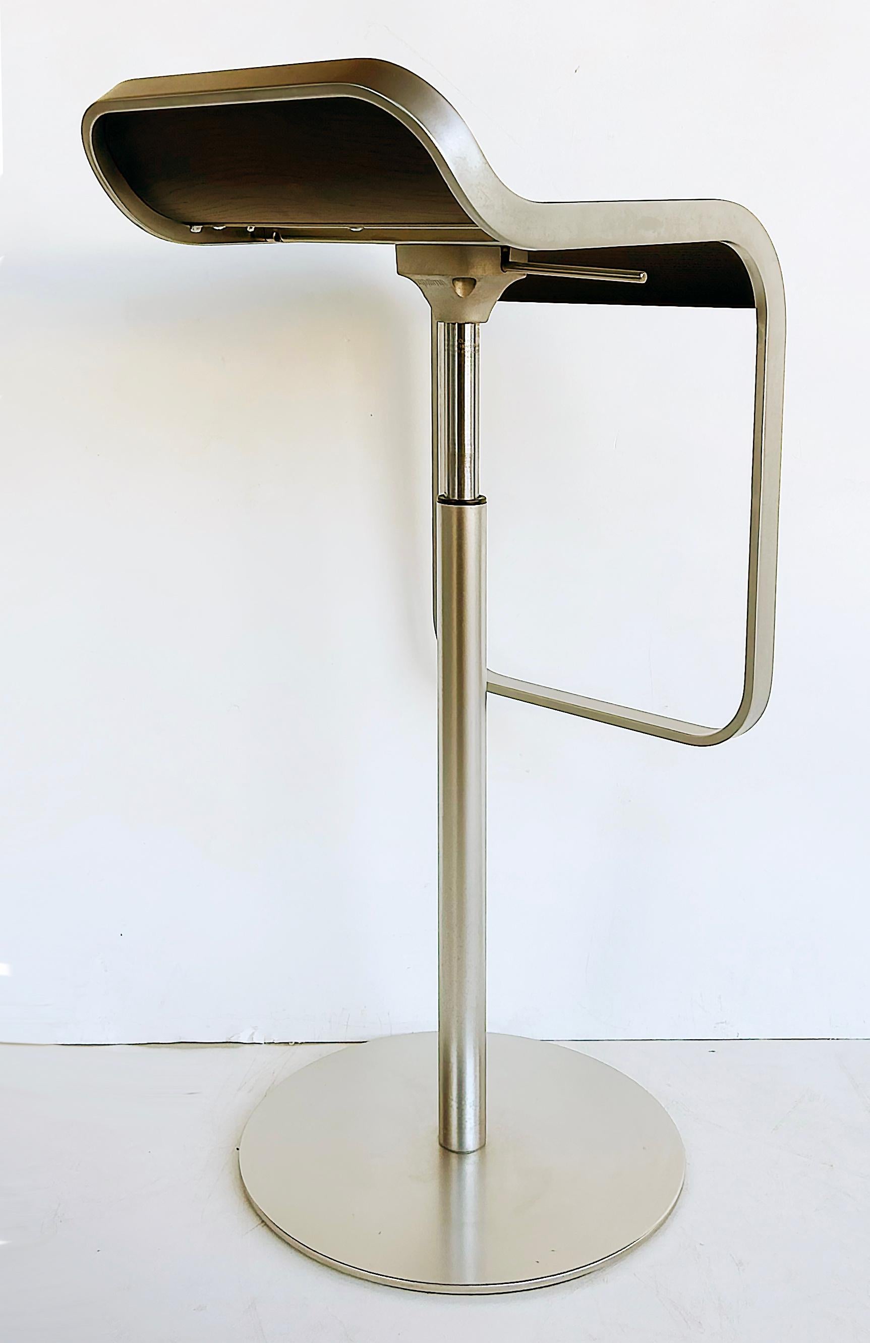 Contemporary Design Within Reach Shin Azumi Lapalma LEM Stools, Adjustable Set of 3 For Sale