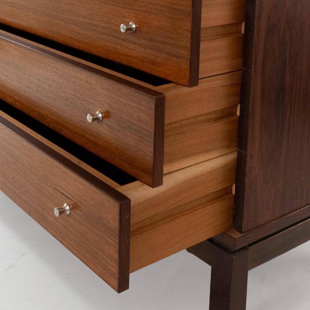 Ferro Cassettiera Wood di design, Ennio Fazzoli per MIM Roma , Italia 1960s in vendita