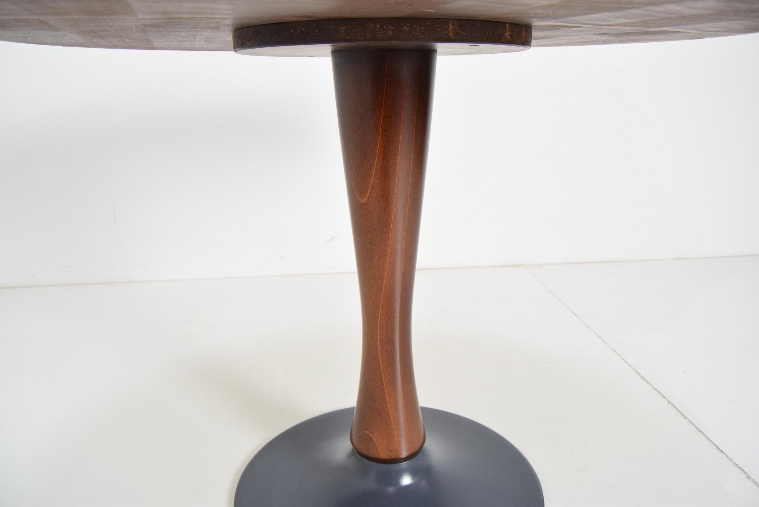 Late 20th Century Designed Beech Round Dining Table, 1970s