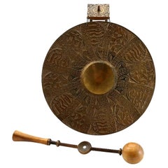 Designed Bronze Gong from the 1970s