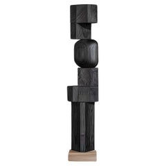 Designed by Joel Escalona Unseen Force No40 Abstract Wooden Totem