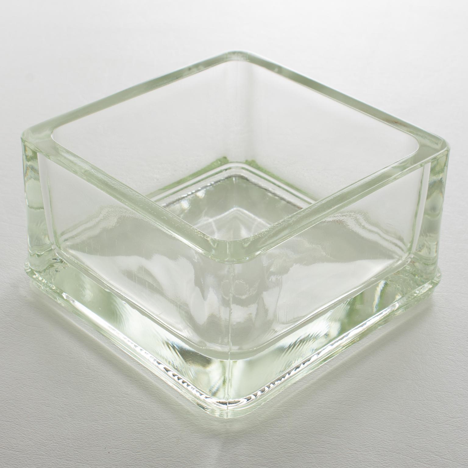 Molded Designed by Le Corbusier for Lumax Glass Desk Tidy, Vide Poche, Catchall For Sale