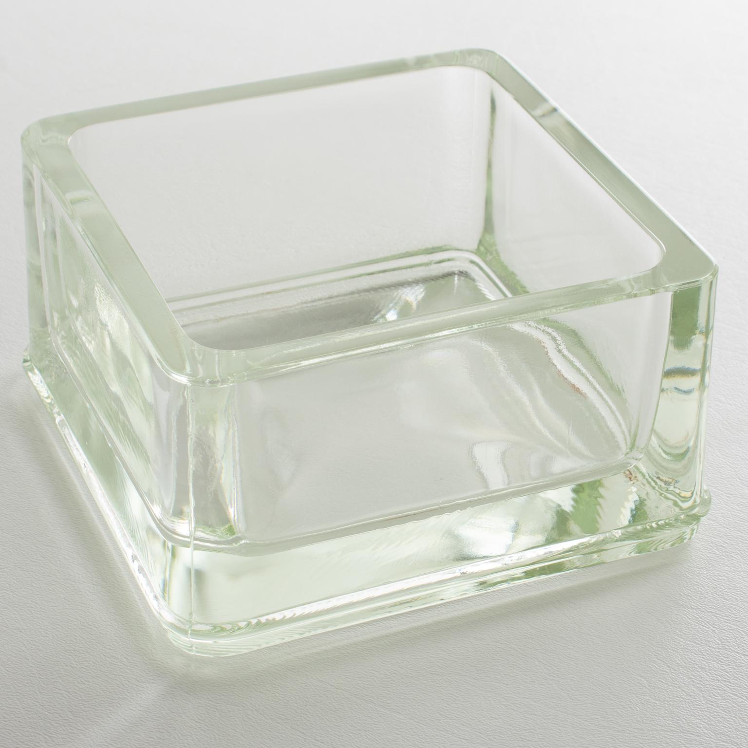 Designed by Le Corbusier for Lumax Glass Desk Tidy, Vide Poche, Catchall For Sale 1