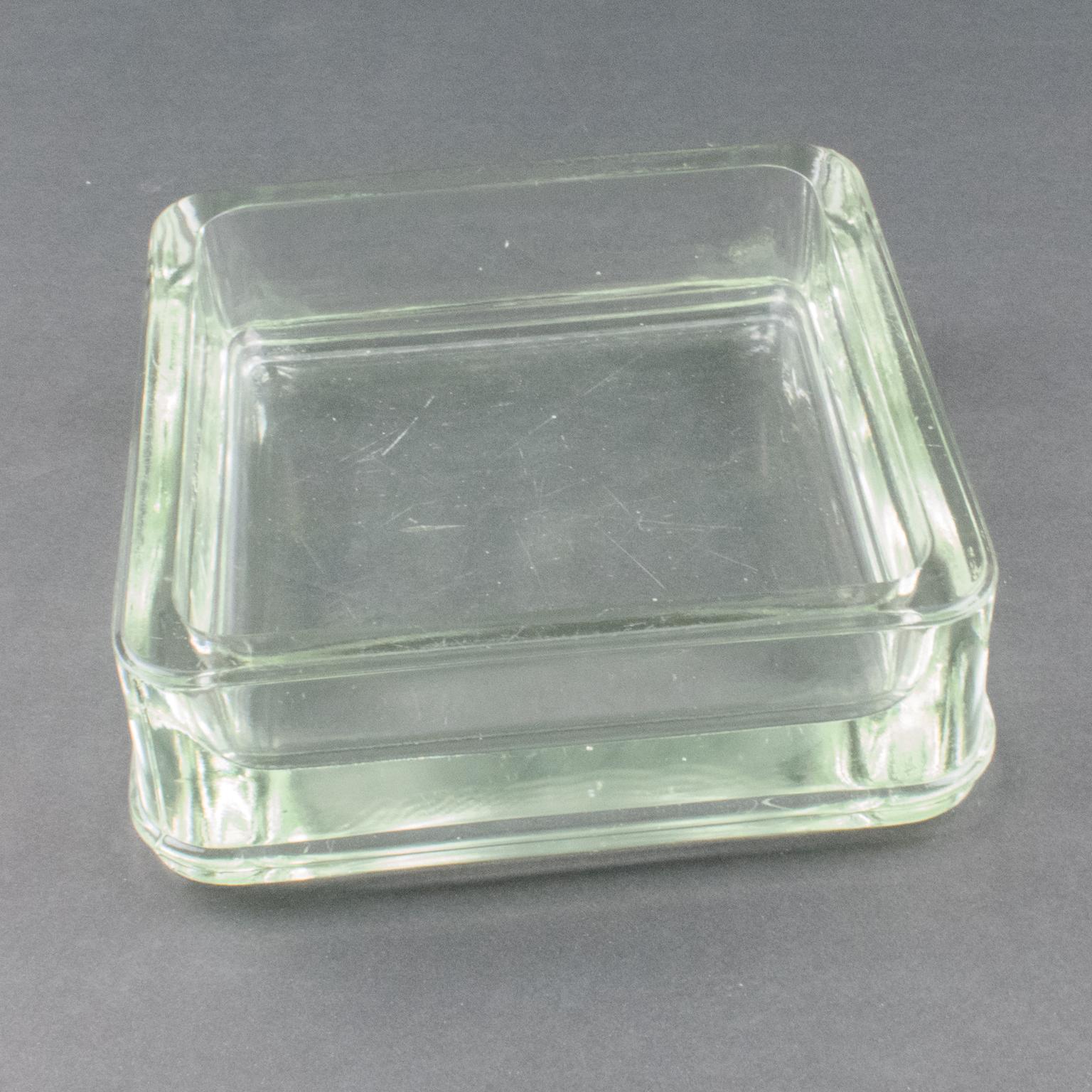 Le Corbusier for Lumax Molded Glass Ashtray Catchall 4
