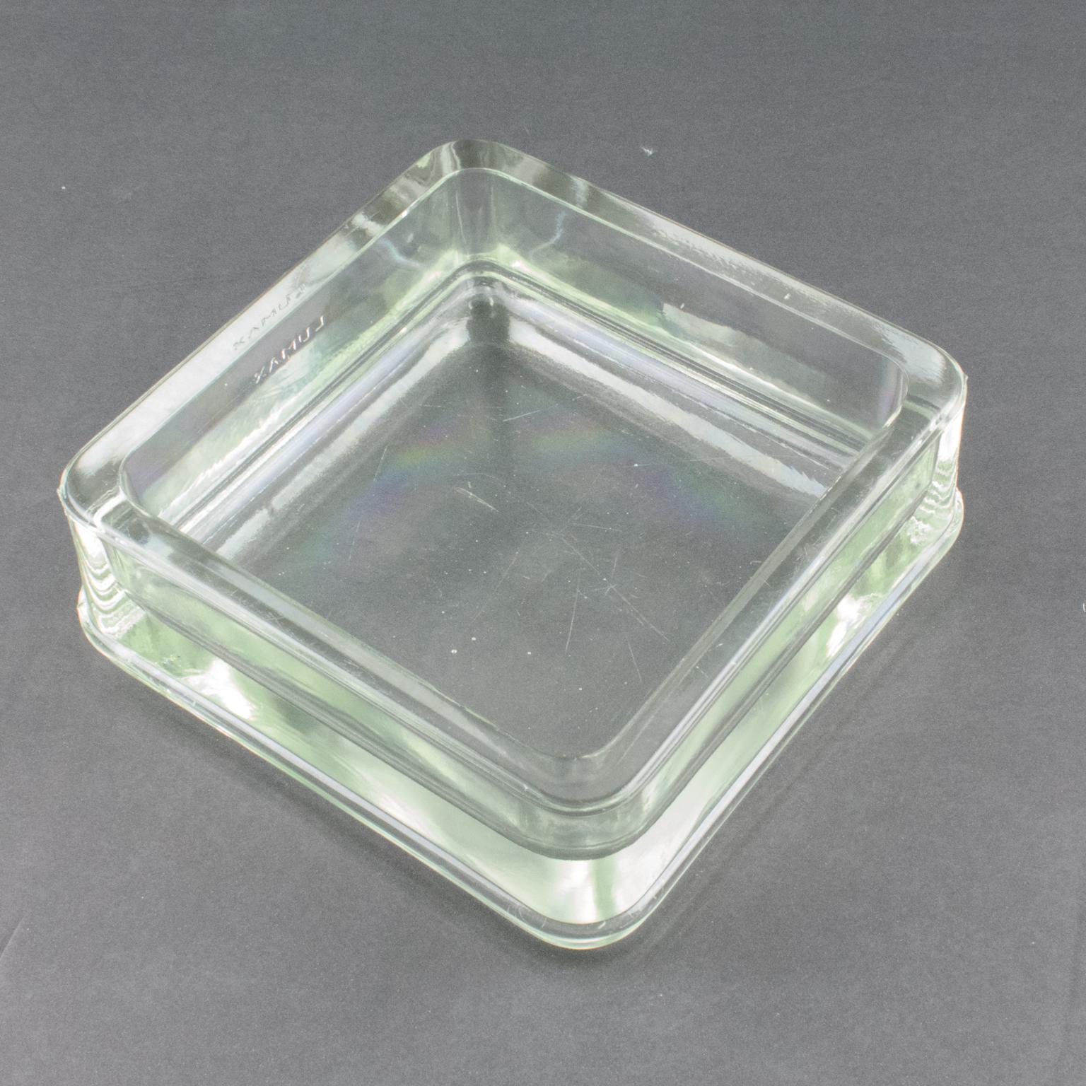 Le Corbusier for Lumax Molded Glass Ashtray Catchall 1