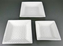 Designed By Sybil Connolly For Tiffany & Co Set Of Three Porcelain Nesting Trays