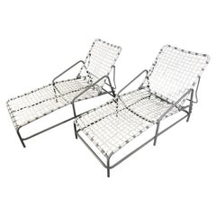 Designed by Tadao Inouye, Kantan Chaise Lounges for Brown Jordan
