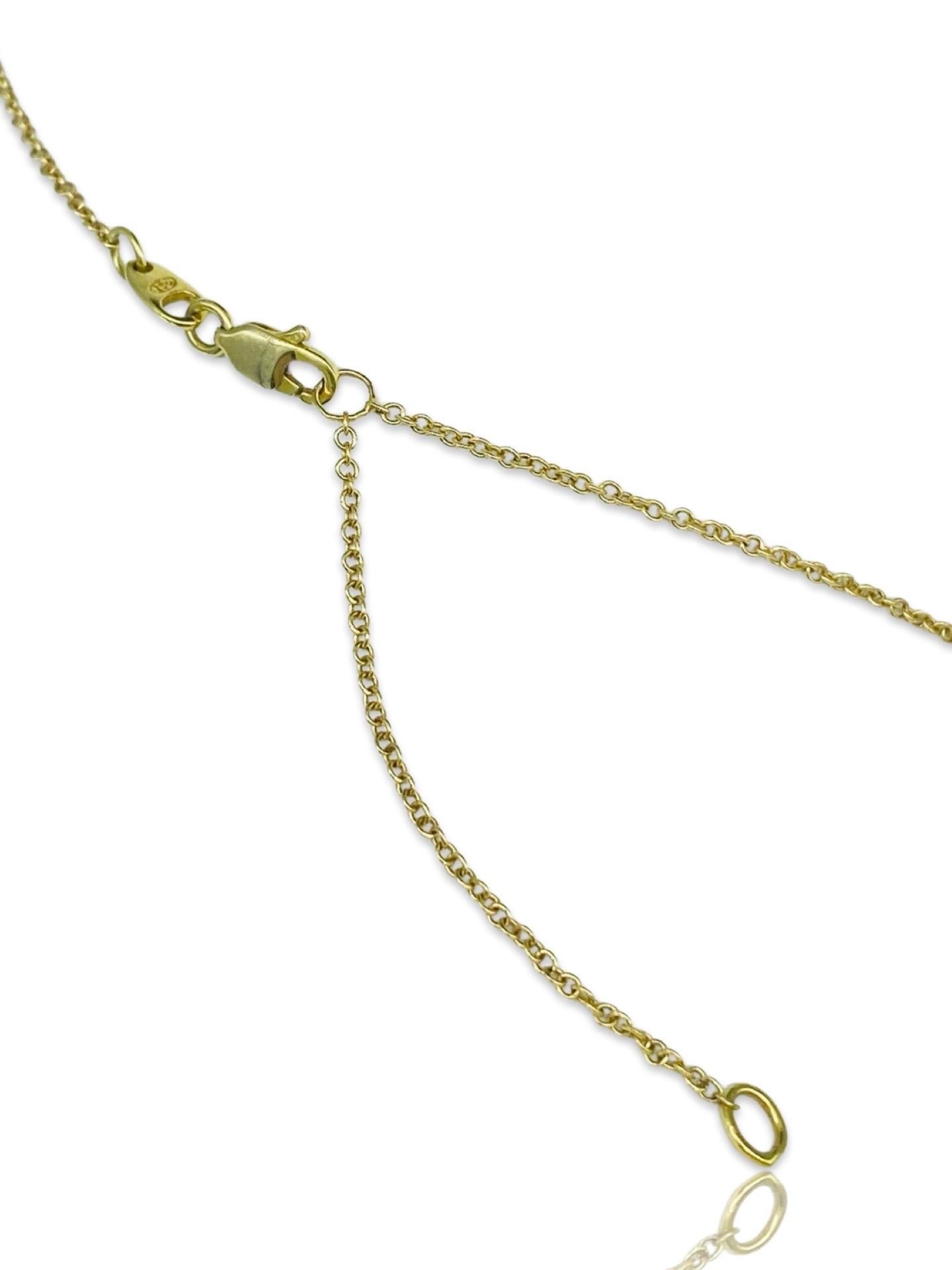 Design/One 1.00 Carat Diamonds By The Yard Cross Pendant Necklace 18k Gold en vente 5