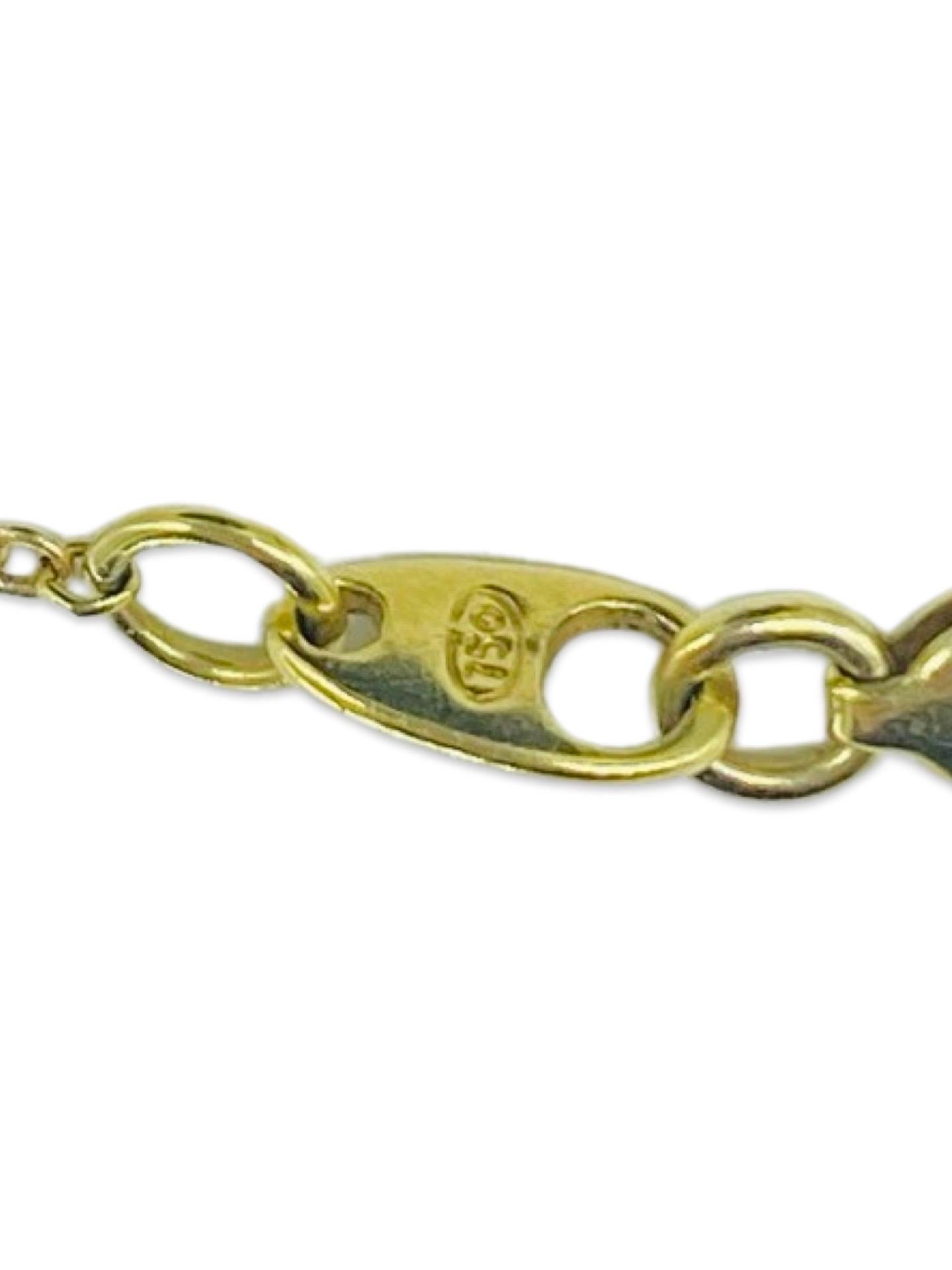 Designer 1,00 Carat Diamonds By The Yard Collana con ciondolo a croce in oro 18k in vendita 4