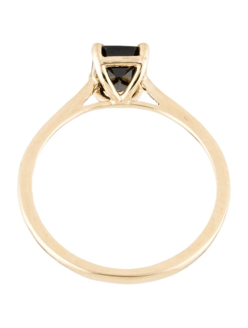 Women's Designer 14K Sapphire Cocktail Ring - 1.04ct, Size 7, Gemstone Statement Jewelry For Sale