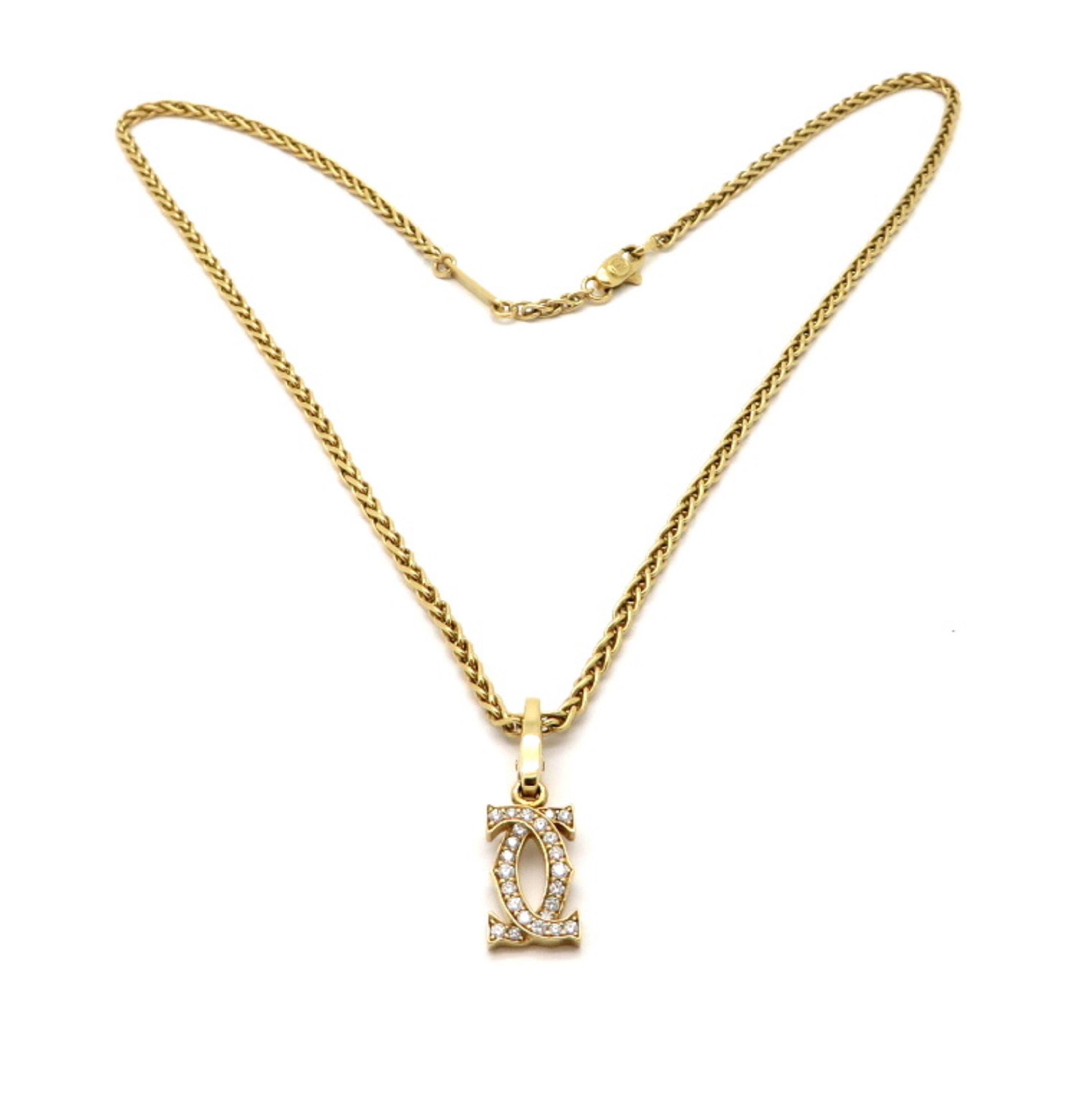 cartier double c necklace