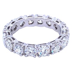 Bague d'éternité de designer avec diamants 4 carats