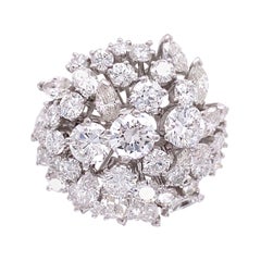 Designer 4,50 Karat Diamant Gubelin Cocktail-Ring Estate Fine Jewelry