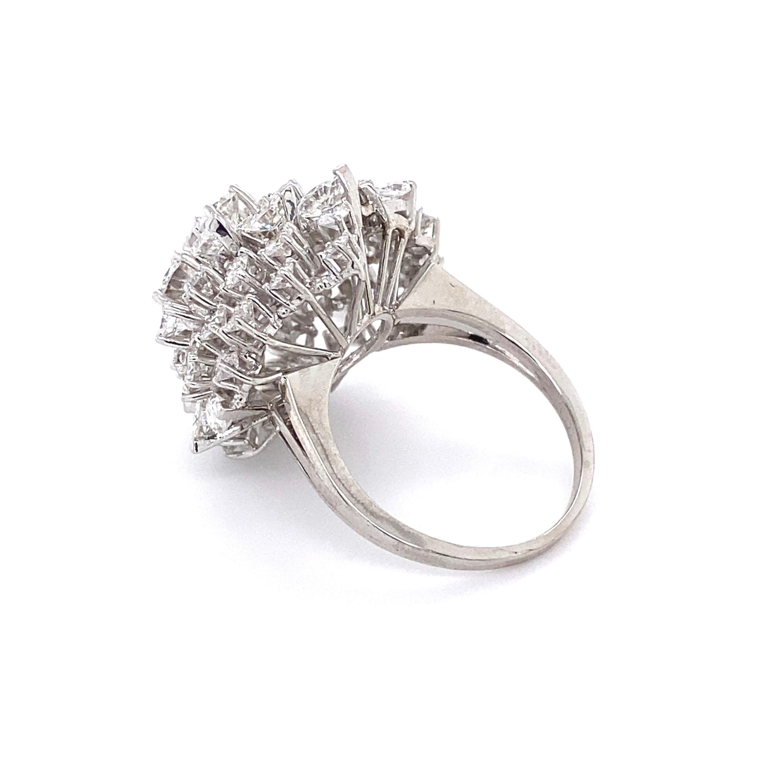 Designer 4,50 Karat Diamant Gubelin Cocktail-Ring Estate Fine Jewelry 2