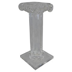 Colonne en acrylique design dans le style Hollywood Regency